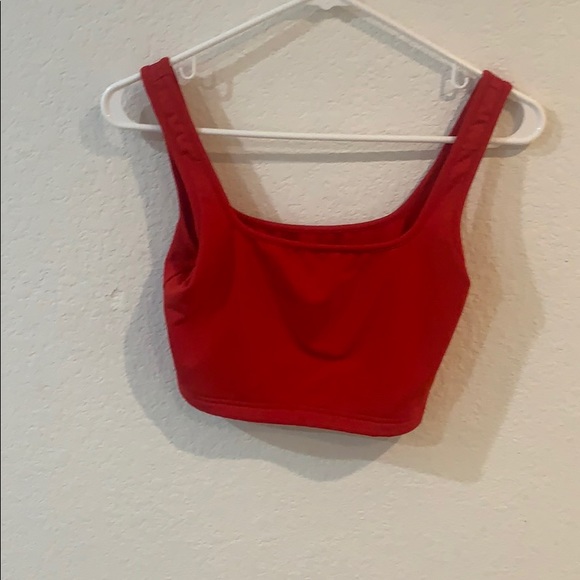 red crop top tank top - Picture 2 of 2